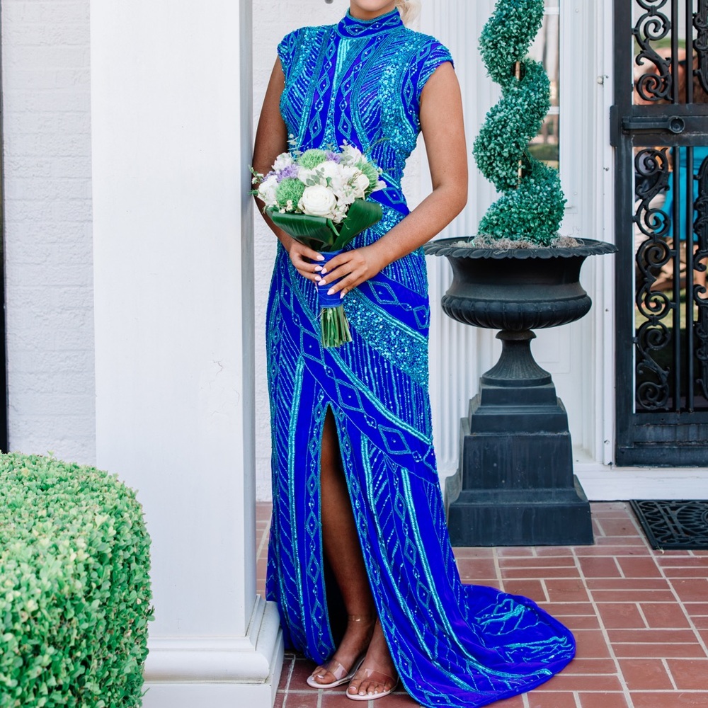 Prom dress size 6 altered to a 4